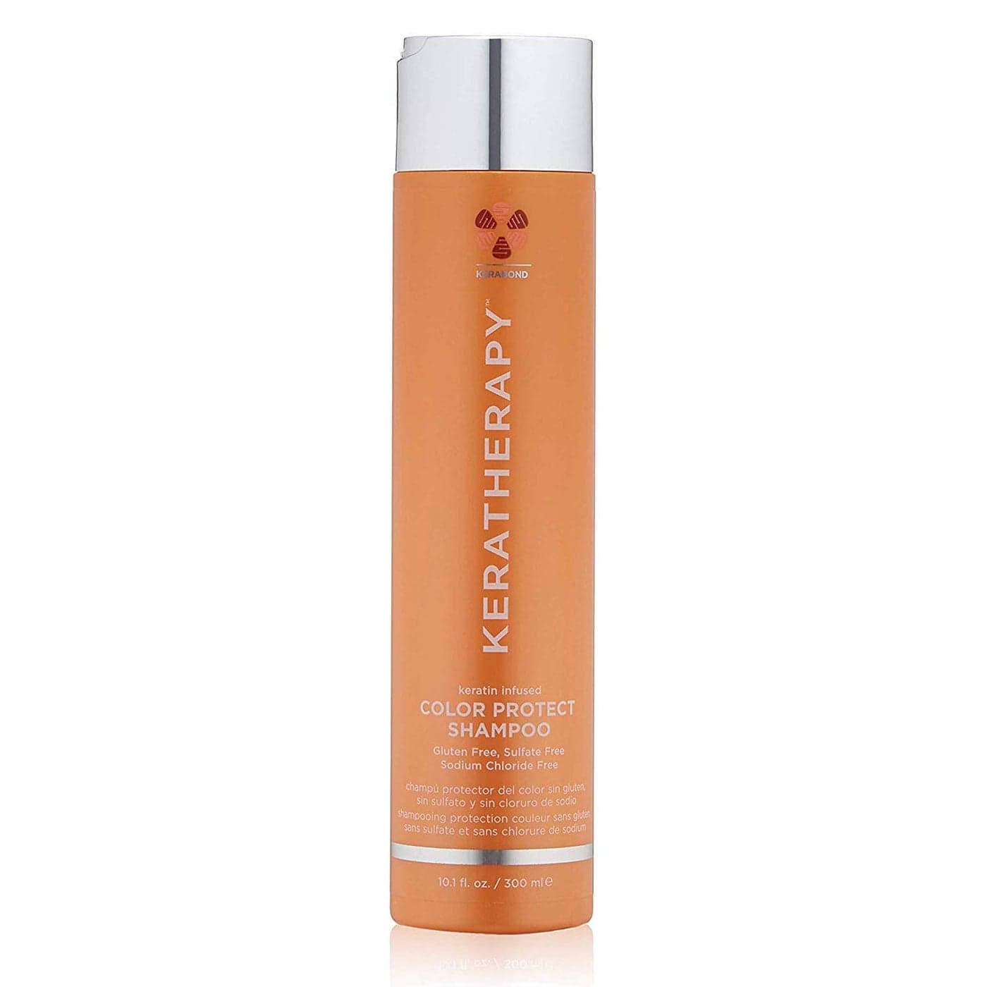 KERATHERAPY Keratin Infused Color Protect Shampoo 101 fl oz 300 ml Gluten Free Color Protecting Shampoo for Color Treated Hair with Kerabond Technology Red Raspberry Oil Omega 3 6
