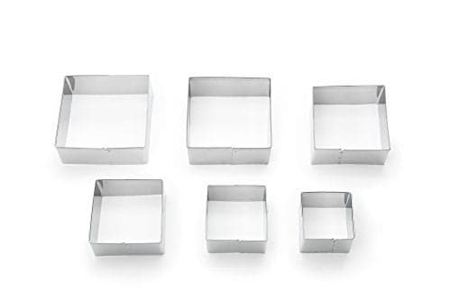 Fox Run 1 x 275 x 275 inches Square Cookie Cutter Set