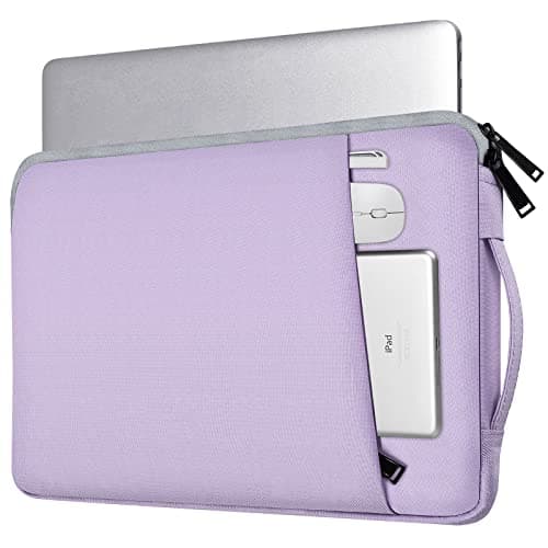 Laptop Case 15.6 Inch, Laptop Sleeve Computer Carrying Bag for HP Pavilion/Envy x360, Dell, ASUS VivoBook/ZenBook 15, HP Lenovo Samsung MSI Acer Chromebook Notebook Computer Case, Purple