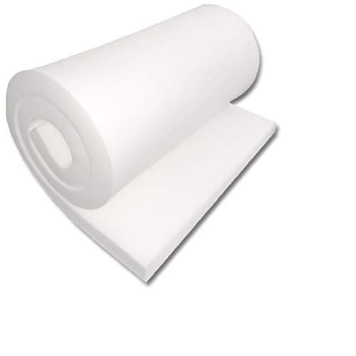 FoamTouch 3x24x72MDF Upholstery Foam, 1 Count (Pack of 1), White