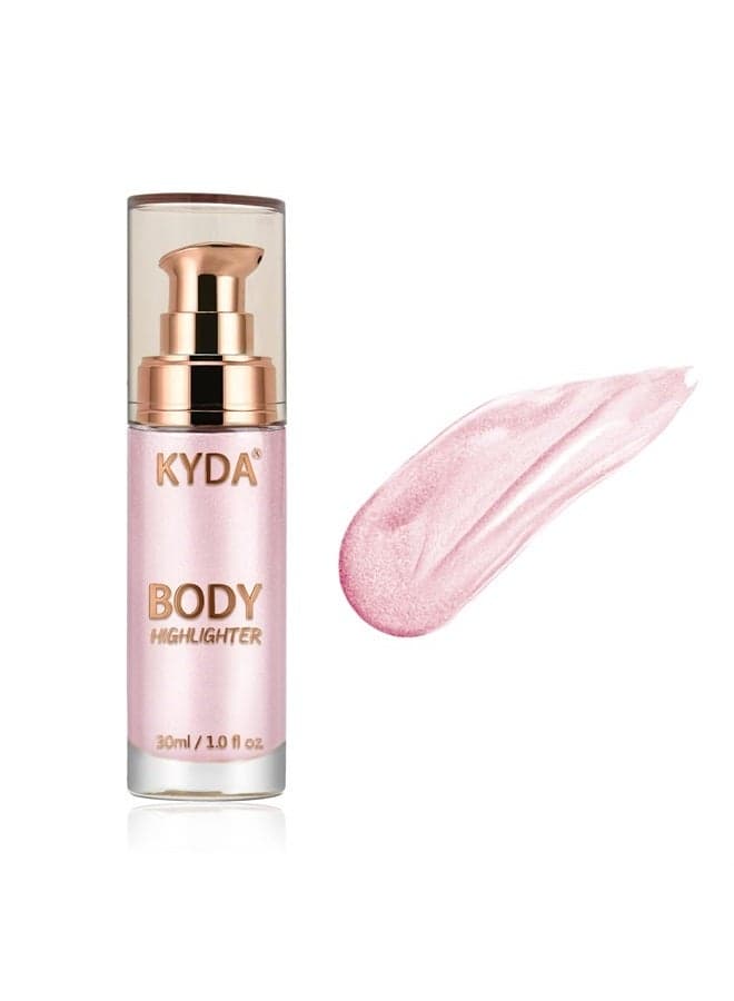 KYDA Body Luminizer, Waterproof Moisturizing and Glow For Face & Body, Radiance All In One Makeup, Face Body Glow Illuminator, Body Highlighter 1fl.oz.-106 Sunset Shine