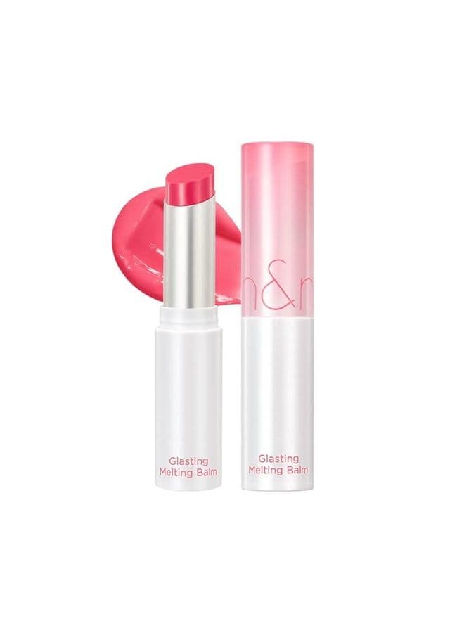 Glasting Melting Balm 3.5g, 02 LOVEY PINK, Glossy, Pump Lips, Moisture, Translucent, Water Bomb, High Pigmented, Vegan