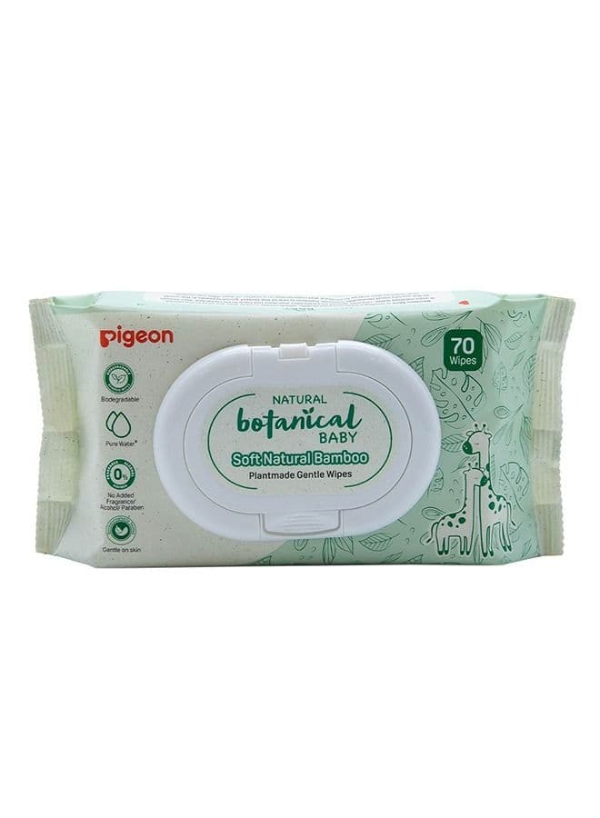 Natural Botanical Baby Wipes 70 Sheets