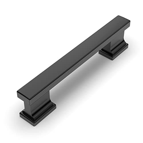 Amerdeco 20 Pack Matte Black Cabinet Hardware - 3-3/4 Inch(96mm) Hole Center Drawer Pulls for Kitchen, Bathroom & Dresser - ZH00013