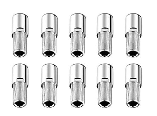 NEW WARE CP Extension Nipple Brass 3 Length 12 Size Pack of 10 Chrome Finish Durable and CorrosionResistant Pipe Fittings for Plumbing Systems