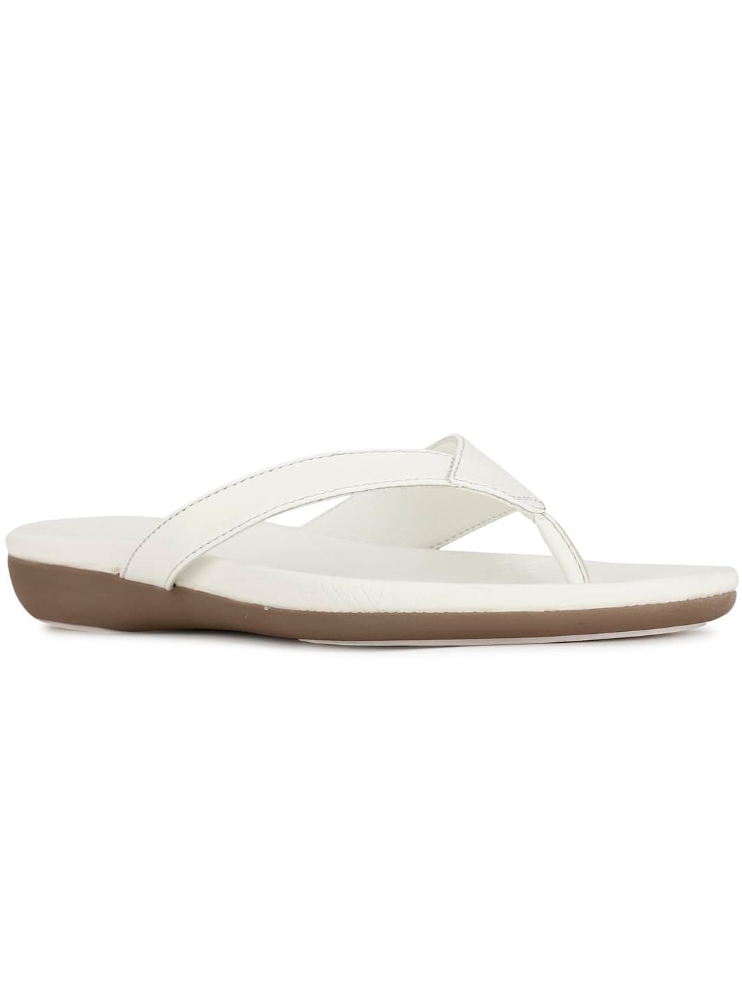 Bata HOLLY TH E Women Causal Slipper In WHITE
