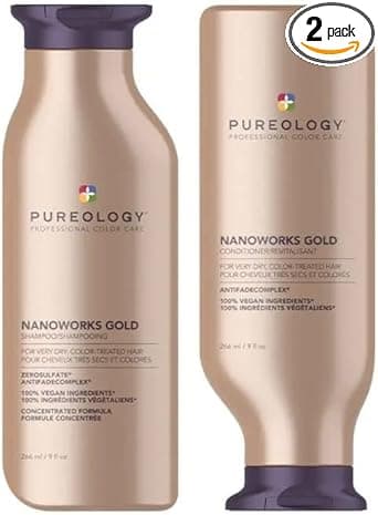Pureology DUO Nanoworks Gold Shampoo 266ml and Conditioner 266ml