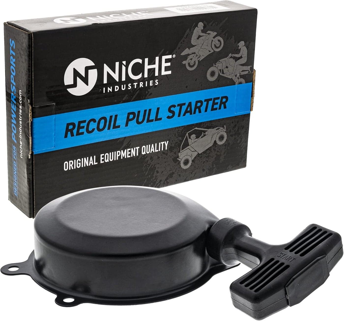 NICHE Heavy Duty Recoil Pull Starter Assembly for Honda Rancher TRX350 (2000-2006)