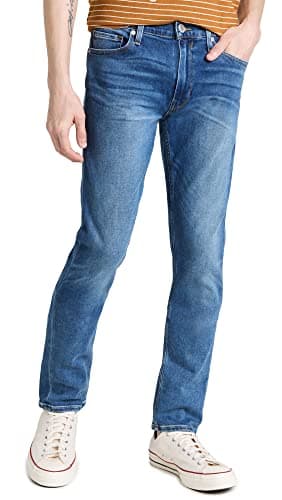 PAIGE Men's Lennox Transcend Vintage Slim Jeans, Cartwright, Blue, 29