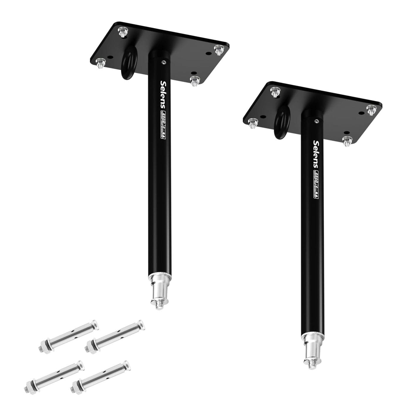 Selens 2 Pack Camera Ceiling Mount 11 Wall Mount Bracket with 14 Universal Adapter for Video Light Ring Light Softbox Reflector Led Light