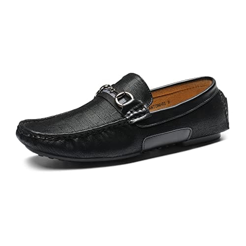 Bruno Marc Men's Driving Penny Loafers Casual Moccasins Shoes,Size 9.5,Black