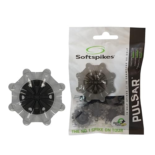 SOFTSPIKES unisex adult Fast Twist 3.0 Softspikes Pulsar Golf Cleats, Translucent Grey, Clamshell US