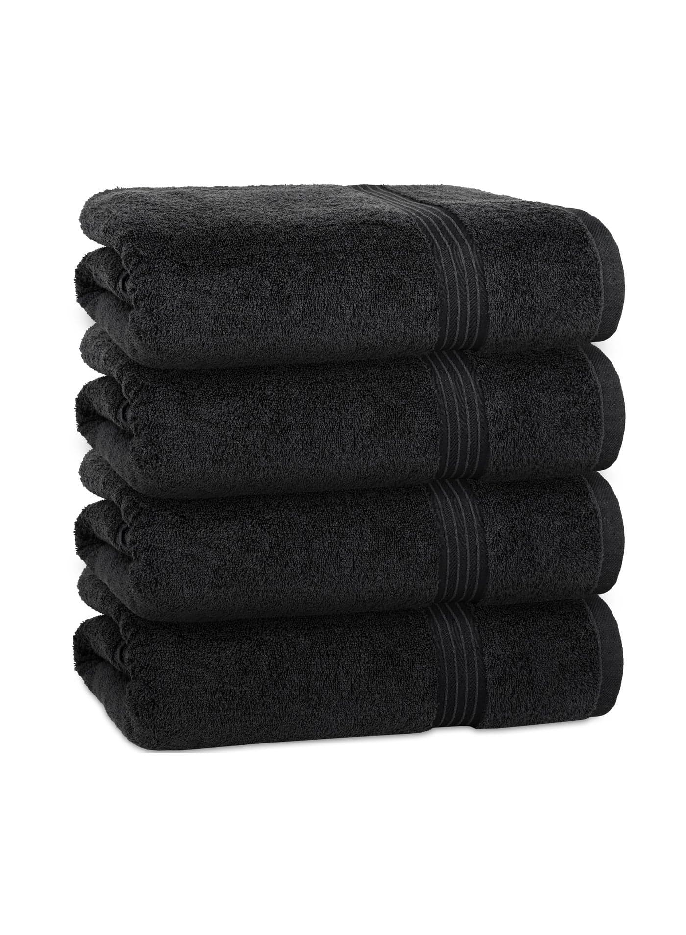 Bliss Casa 4-Piece Bath Towels, 100% Combed Cotton 550 GSM Superior Quality, Quick Dry Highly Absorbent Thick Soft Hotel Towles for Bath And Spa Bathroom Towel Set 70x140cm