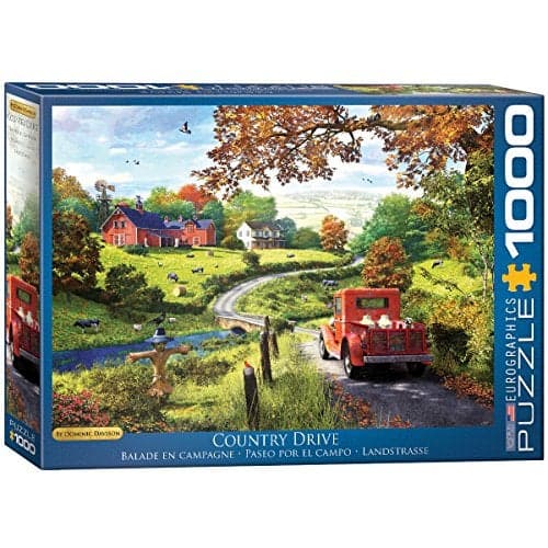 EuroGraphics EURHR The Country Drive by Dominic Davison 1000Piece Puzzle 1000Piece Jigsaw Puzzle