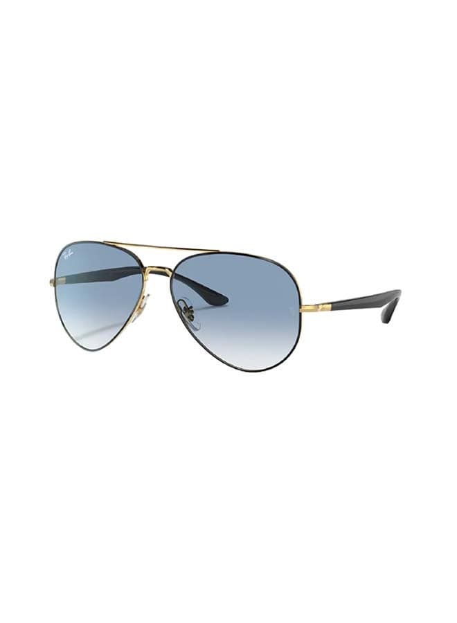 Unisex Aviator Sunglasses S/RB3675-90003F-58 - Lens Size: 58mm - Gold