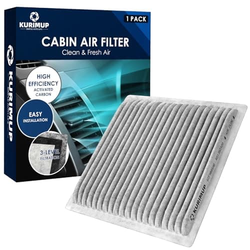 KURIMUP CF9846A Premium Cabin Air Filter with Activated Carbon, Fit for Mazda MPV, Mitsubishi Endeavor/Galant, Subaru Legacy/Outback/Tribeca, Toyota 4Runner/Celica/FJ Cruiser/Prius/Sienna