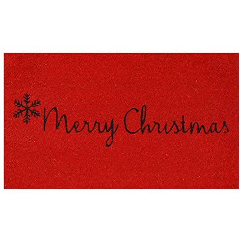 Calloway Mills 101781729 Red Merry Christmas Doormat