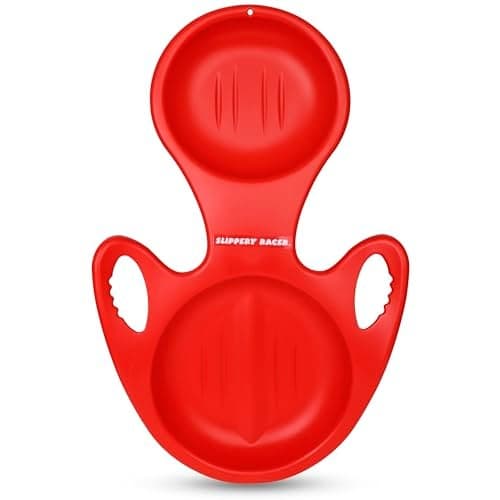 Slippery Racer Downhill Blitzer Arrow Snow Sled RED