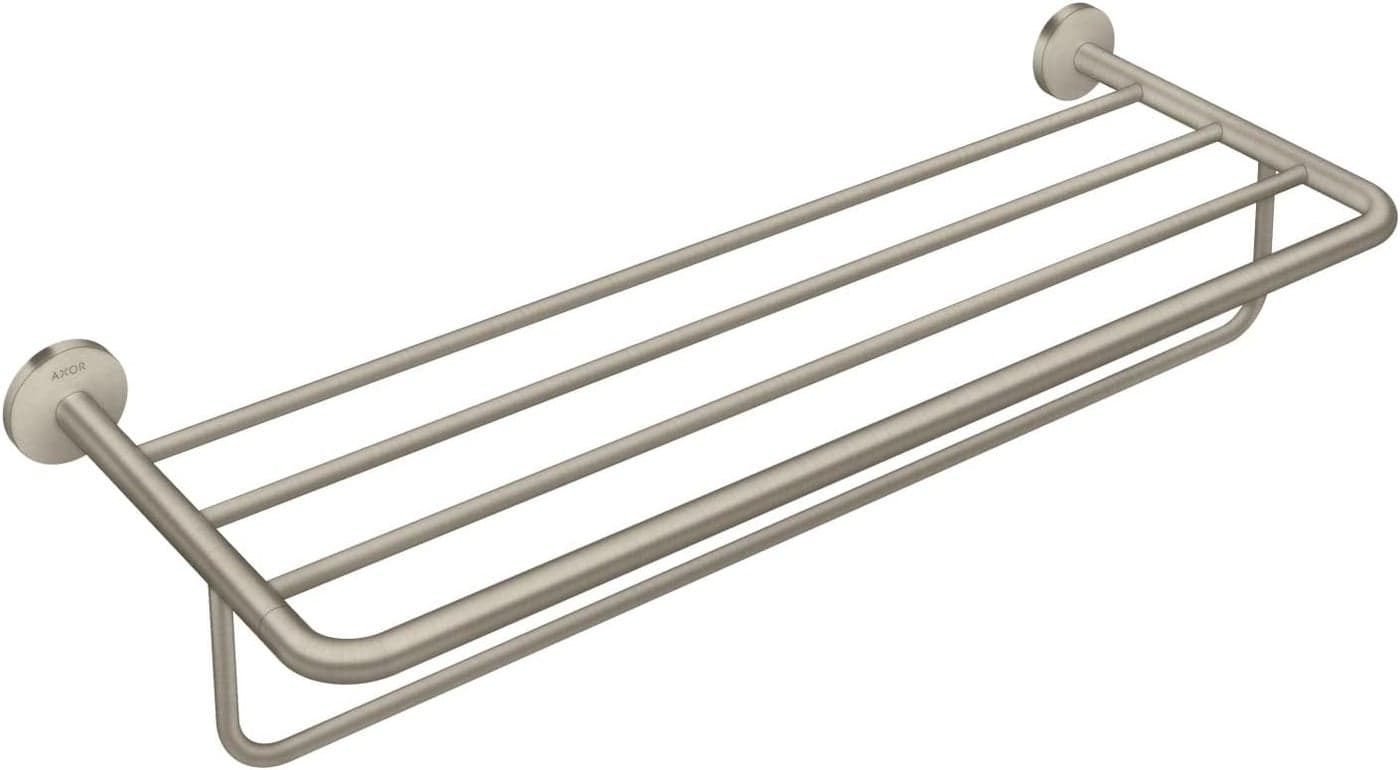 AXOR Universal Circular 26inch Modern Towel Rack 24 in Brushed Nickel 42843820