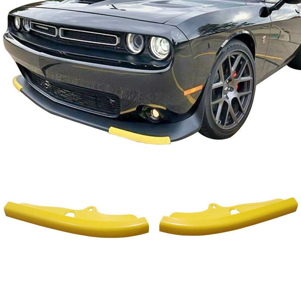 Front Bumper Lip Splitter Protector Replacement for 20152024 Dodge Challenger Scat Pack SRT 392 and 20192024 RT GT