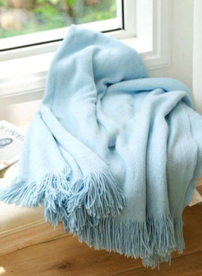 Sofa Blanket Combination Blue 127x173cm