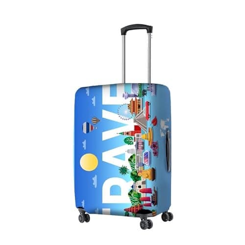 Nasher Miles Polyester 55 (20 Inch) Small Protective Luggage Cover - Traval