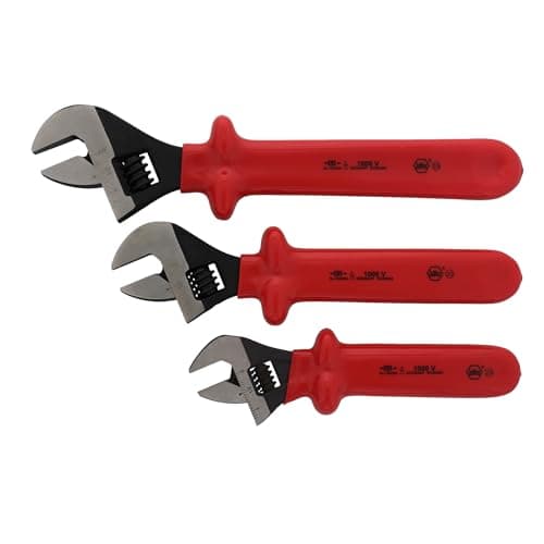 Wiha 76290WIH 084705762906 MultiUse Adjustable Wrench 812 Inches Individually Tested Slip Guard Handle Design Etched Scales Meets Safety Standards