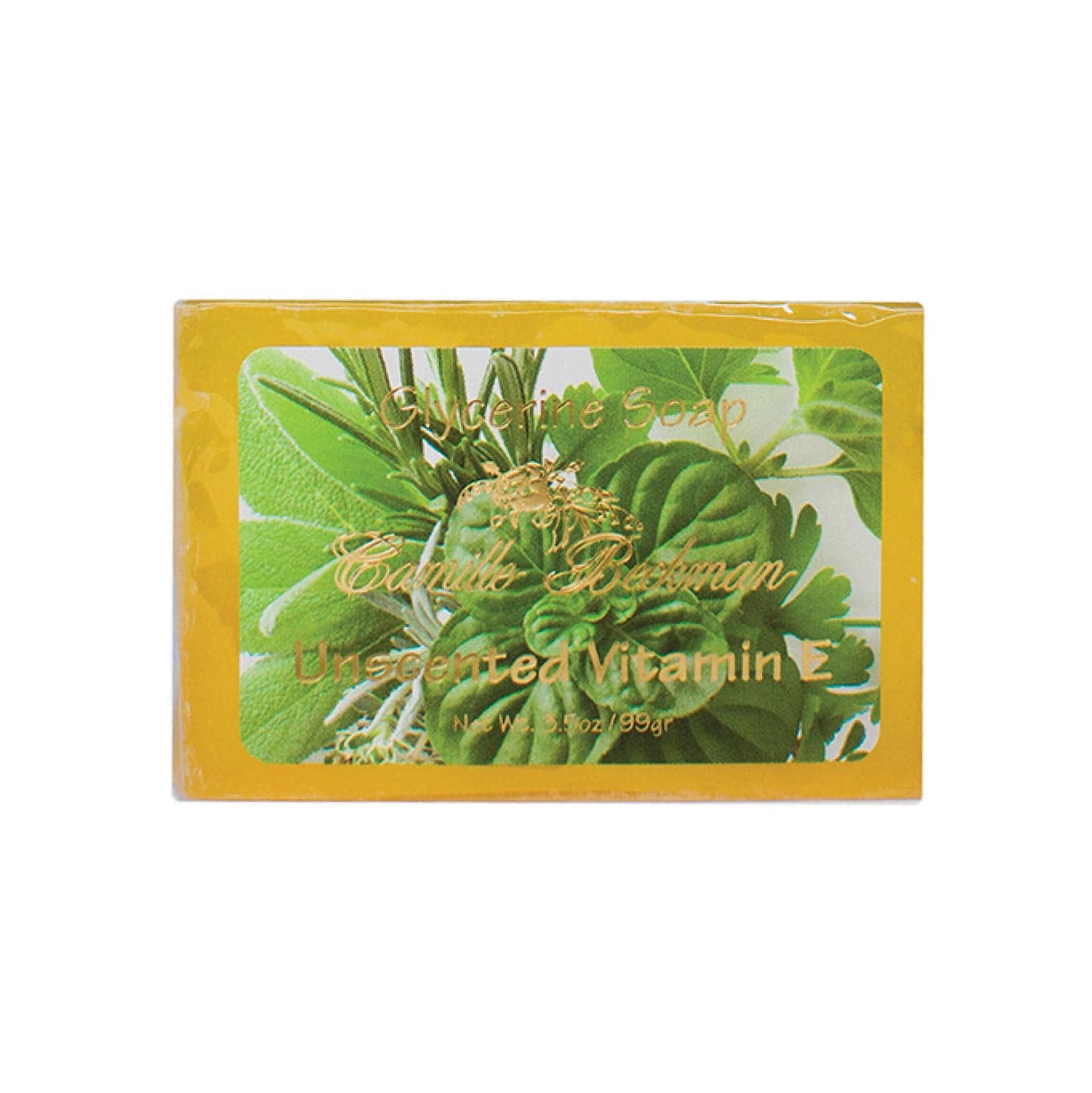 Camille Beckman Vitamin E Unscented Glycerine Bar Soap for Hands Face and Body 35 Ounce