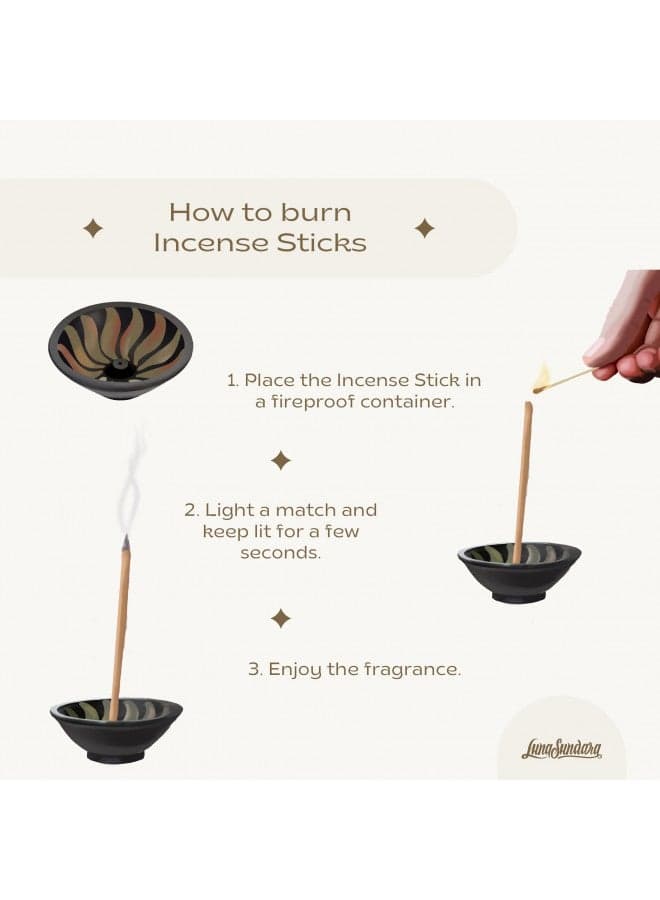 Premium Palo Santo Hand Rolled Incense Sticks from 100% Wild Peruvian Palo Santo, for Meditation, Relaxation, and Spiritual Cleansing