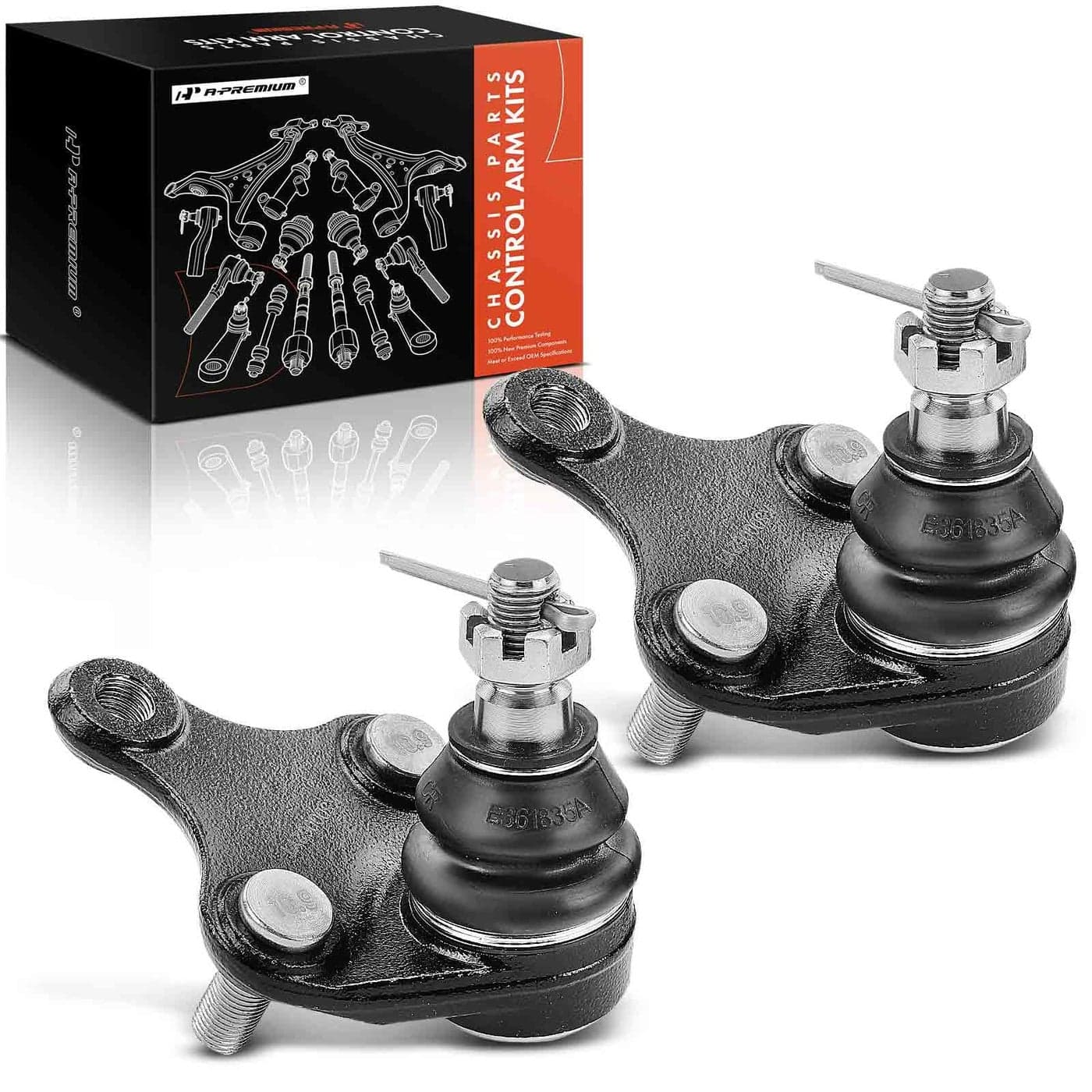 APremium 2 x Front Lower Ball Joint Compatible with Toyota Lexus Scion 20102022 Camry RAV4 Corolla iM Prius VAvalon CHR Mirai ES250 ES300h ES350 NX200t NX300 NX300h HS250h tC xB iM