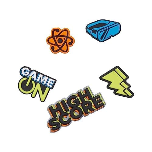 Crocs Jibbitz Sports & Interests Super Gamer 5-Pack One Size