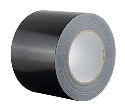 GTSE Wide Duct Tape, Black, 4 Inches x 55 Yards (164 ft), Heavy Duty, Waterproof Repair Tape for Indoor or Outdoor Use, 1 Roll