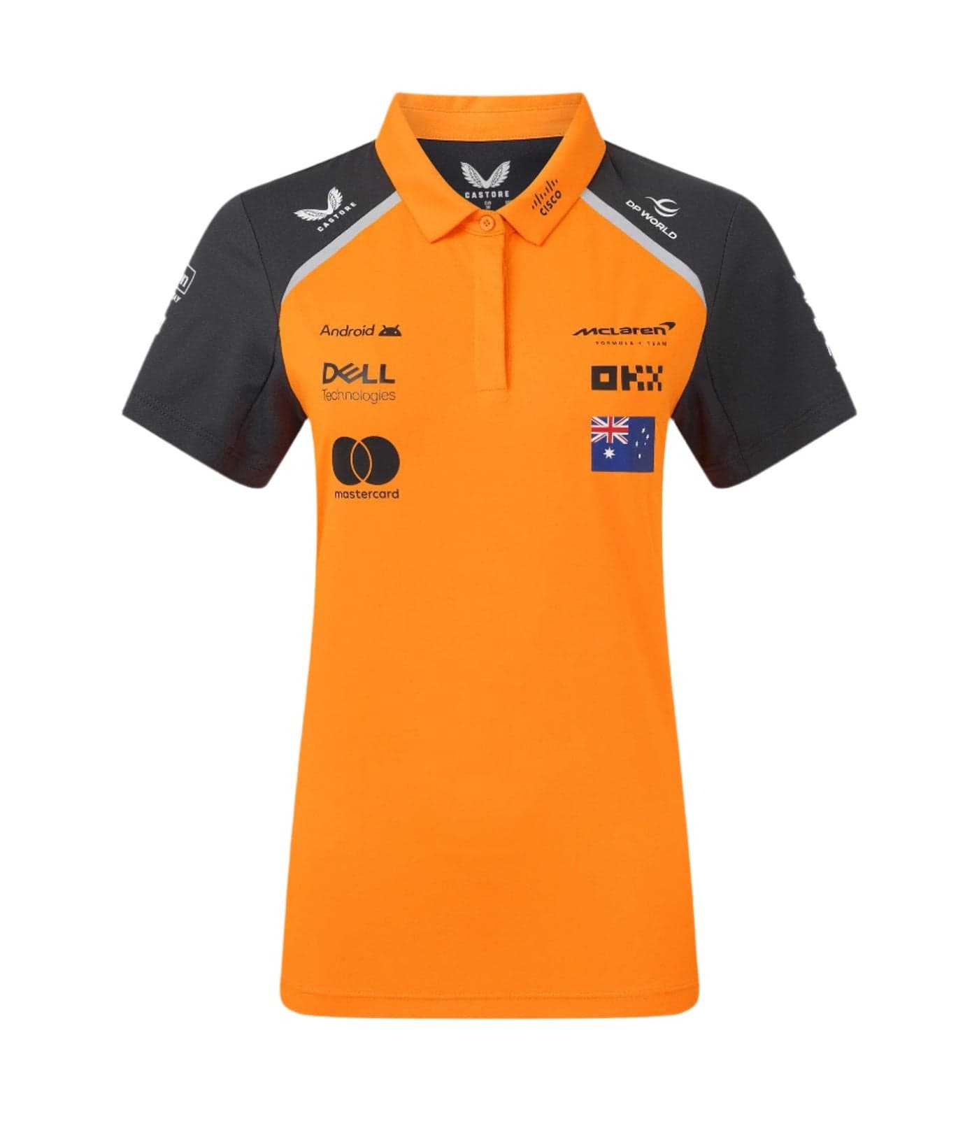 Castore McLaren F1 Womens 2025 Oscar Piastri Team Drivers Polo Shirt XXL