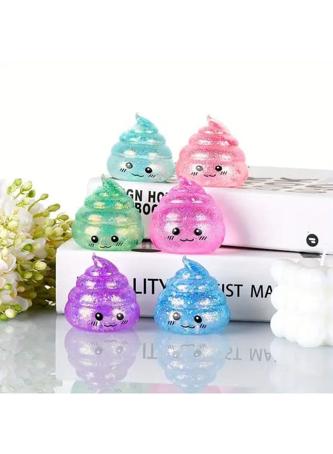 Red Poop Squeeze Toy Sensory Game Funny Relaxation Gift For Classroom Prizes Holidays