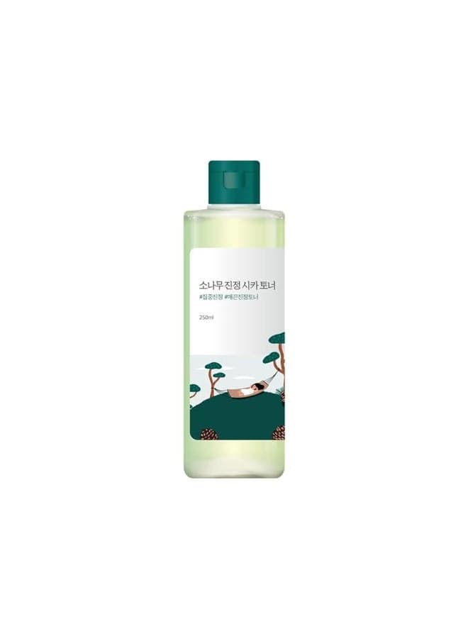 Pine Calming CICA Toner 8.45 Fl Oz, Low-Acidic Hydrating Toner for Face with Pine CICA, BHA + LHA, and Hyaluronic Acid for Soothing, Exfoliating, and Restoring Skin Balance, Korean Skincare