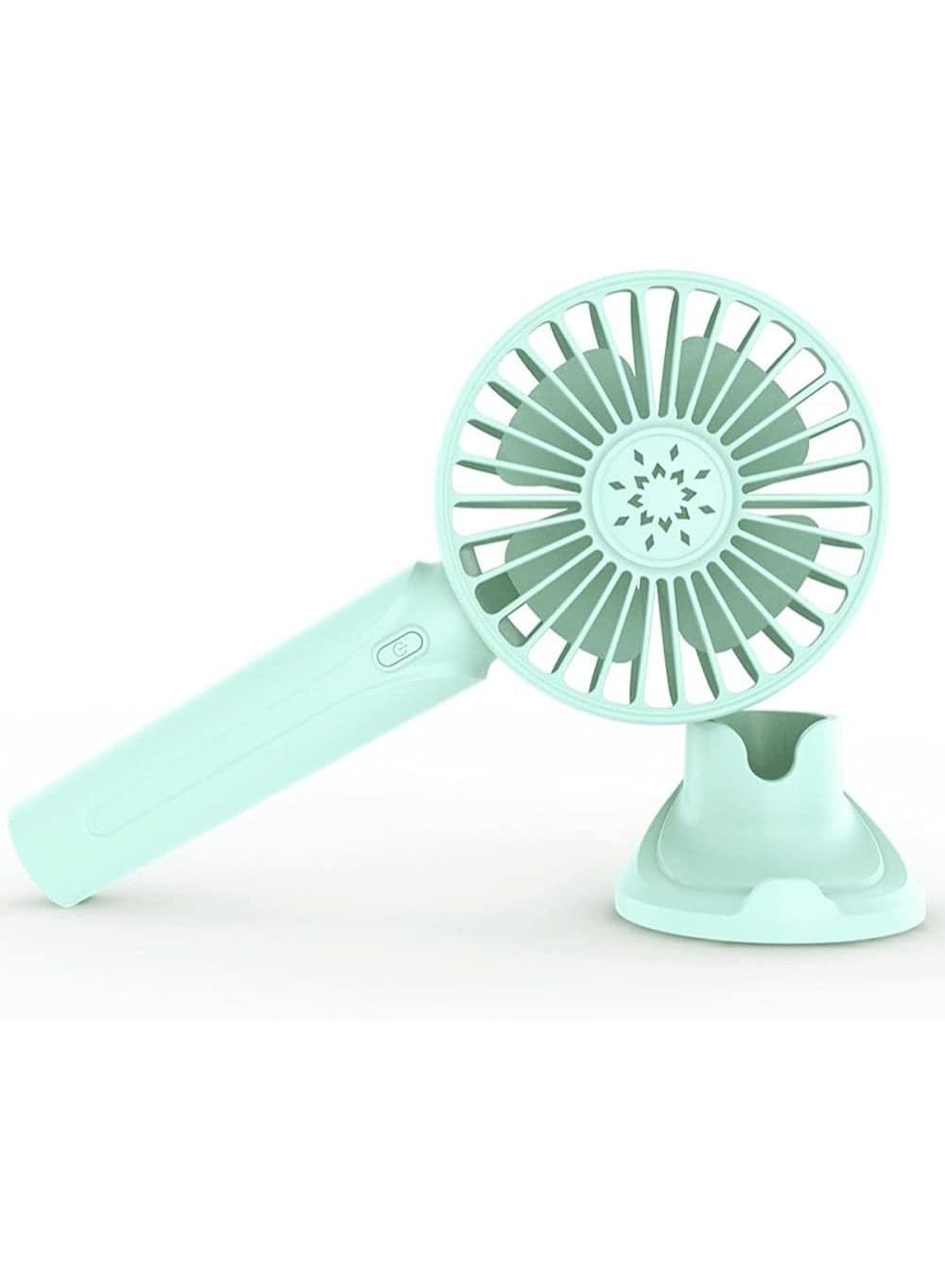 Small Desk Fan Portable Fan Usb Rechargeable Fan Desk Wind Fan Air Cooler Rechargeable Air Cooler Chilling Fans sea green