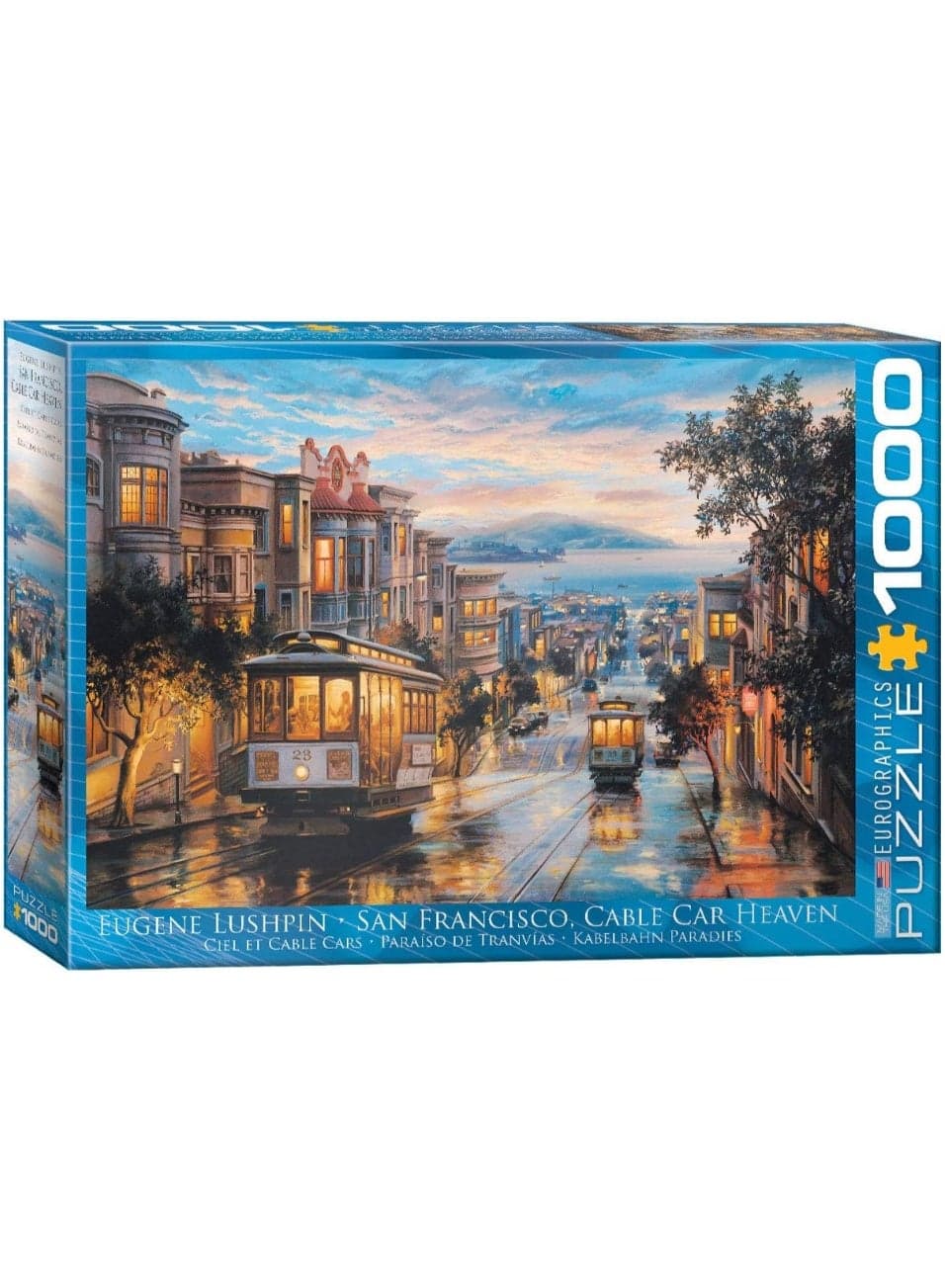 Eurographics San Francisco Cable Car Heaven 1000-Piece Puzzle