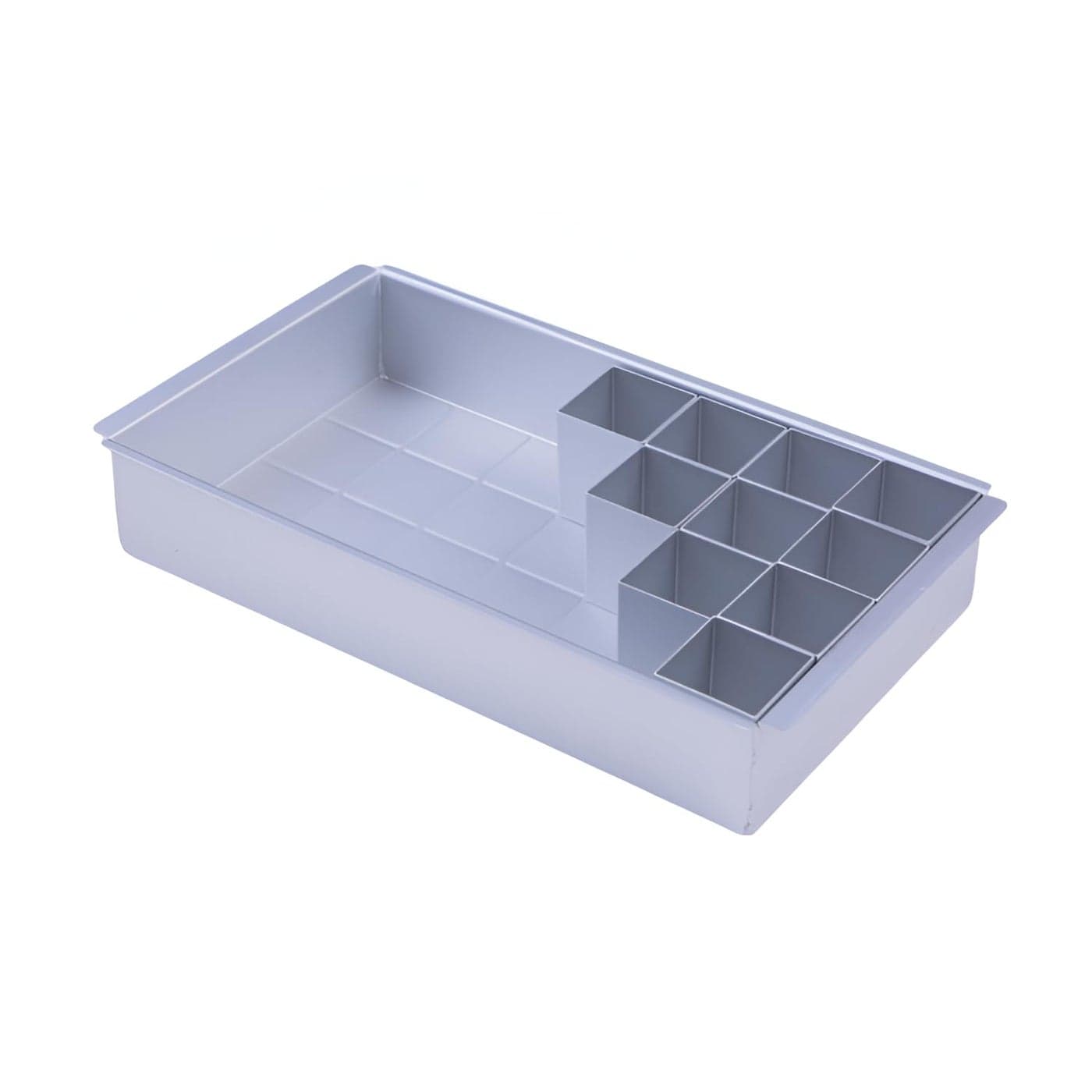 Wetco DIY Number Cake Pan Square Aluminum DIY Letter Mousse Cake Molds 09 Numbers Cake Tins for Wedding Birthday