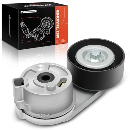 A-Premium Belt Tensioner Assembly with Pulley Compatible with Cadillac SRX CTS 2004-2009, STS 2005-2011, Water Pump, Replace# 999689, 19186932