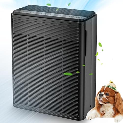 Air Purifiers for Home Large Room Up to 2000 Ft with Washable Filters AIUZLK H13 HEPA FilterBedroom Air Purifier for PetAir Cleaner for Smoke Pet Hair Dander OdorP260 Black