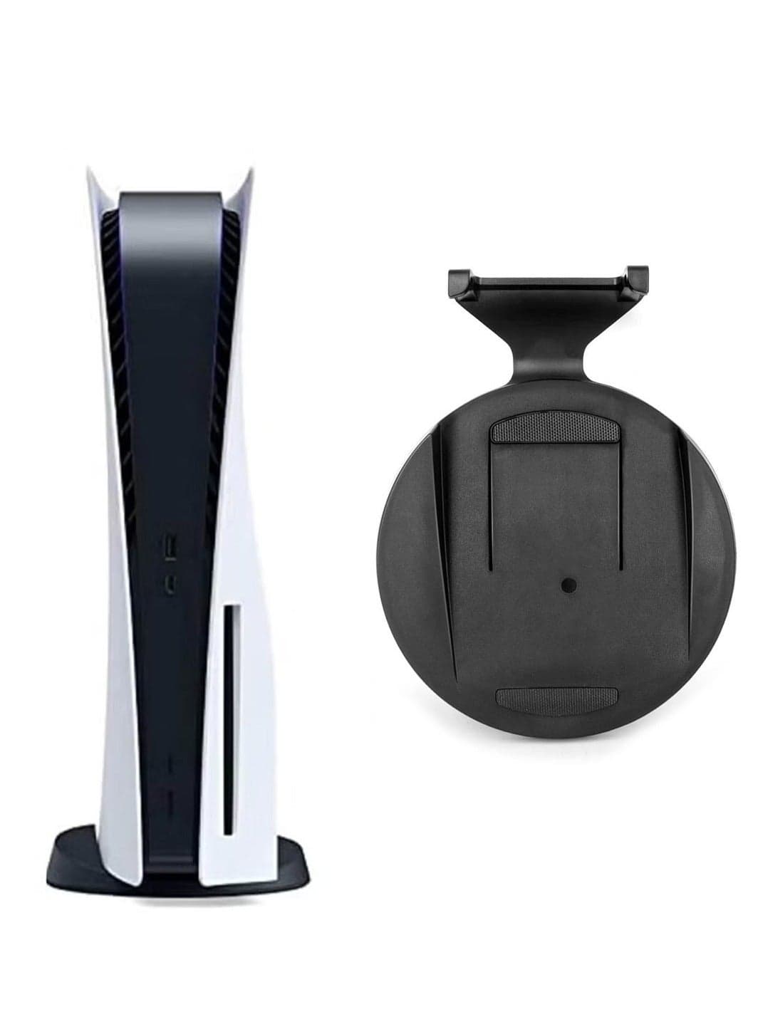 PS5 Stand, Replacement Vertical Stand With Screw For Playstation 5 Console Disc Version, Vertical Stand,Black.