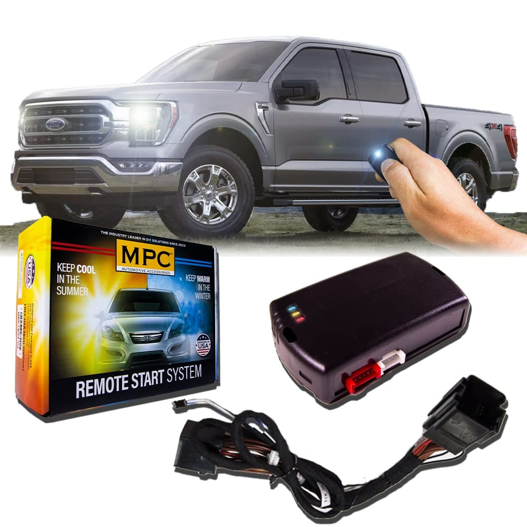 MPC Remote Start Kit Compatible withd F150 2021 2022 2023 100 Plug N Play THarness Press Fob Lock Unlock Lock to Start USA Tech Support