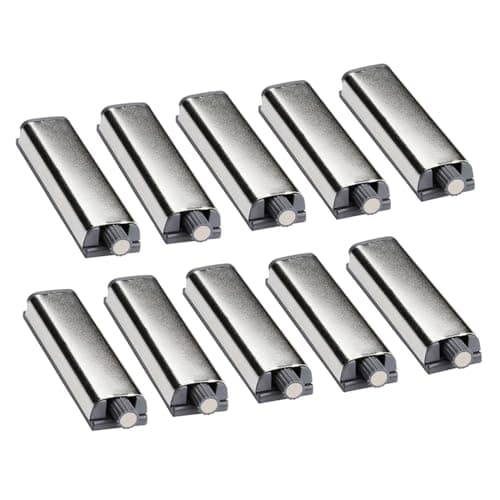 LOOTICH Push to Open Door Catches for Kitchen Cabinet Cupboard Wardrobe Automatic Spring Flap Touch Latch for Screw Fixing Pack of 10