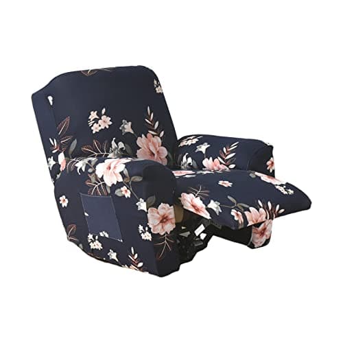 Eco-Ancheng Recliner Slipcovers 4-Pieces Lazyboy Recliner Covers Recliner Couch Covers Recliner Chair Cover Non Slip Reclining Slipcovers with Storage Pockets Furniture Protector for Living Room