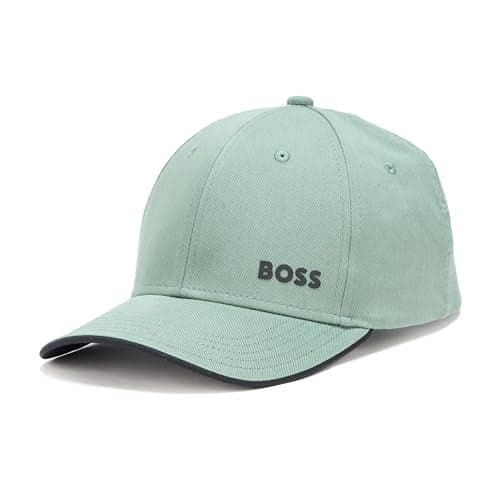 BOSS Bold Logo Cotton Twill Cap Minty Fresh One Size