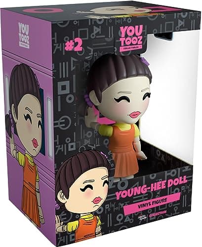 Youtooz Squid Game YoungHEE Doll 45 Inch Vinyl Figure YoungHEE Doll from Squid Game Collection