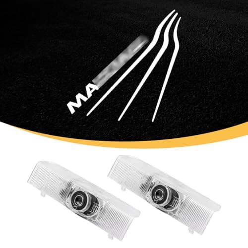 JCRNBU 2PCS Car Door Lights Logo for Maxima 2004-2021, Puddle Lights LED Welcome Lights Accessories, Door Courtesy Light LED Ghost Shadow Lights