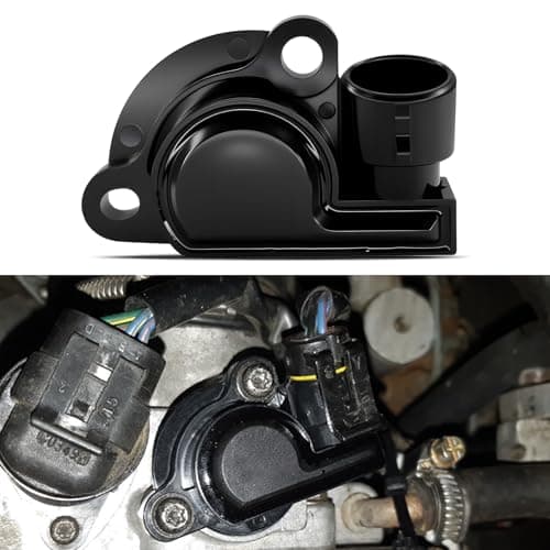 Rebvugr Throttle Position Sensor TPS Throttle Body Sensor TPS Accelerator Pedal Fuel Idle Control Valve Sensors Gas Engine Accessories for Chevy Buick Daewoo Replace OEM17087400 17088026 17111815