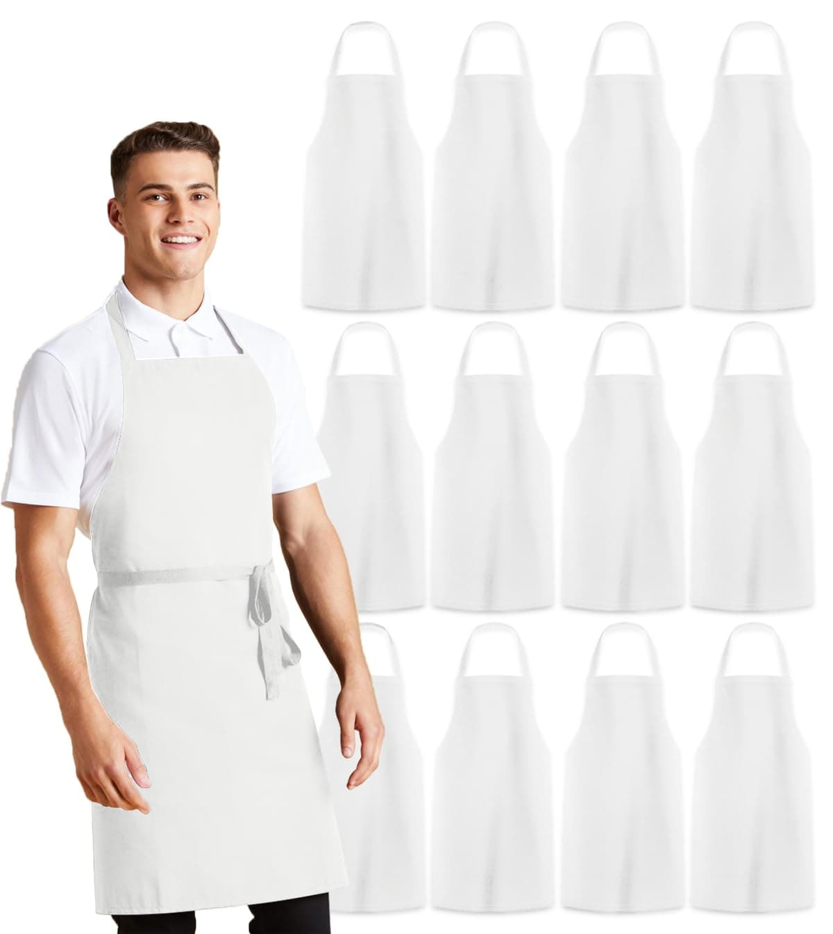 white apron for women white aprons for adults chef apron for men grilling aprons for men