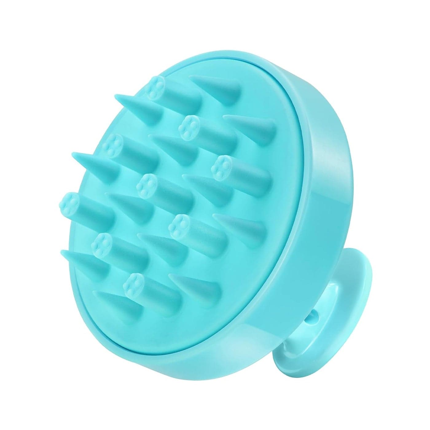 HEETA Hair Scalp Massager Brush Updated Hair Shampoo Brush Wet Dry Scalp Exfoliator with Soft Silicone Bristles Head Massager Washing Hair Care Tool for Women Men Kid for All Hair Types Green